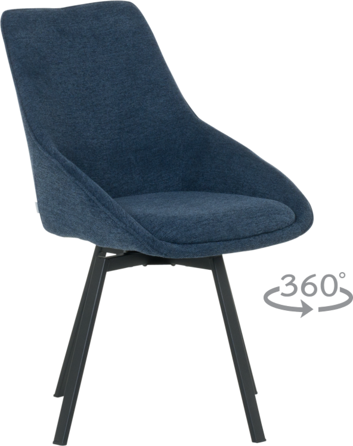 Трапезен стол WIGAN - син BF 5на ниска цена с бърза доставка - BestPC.BG