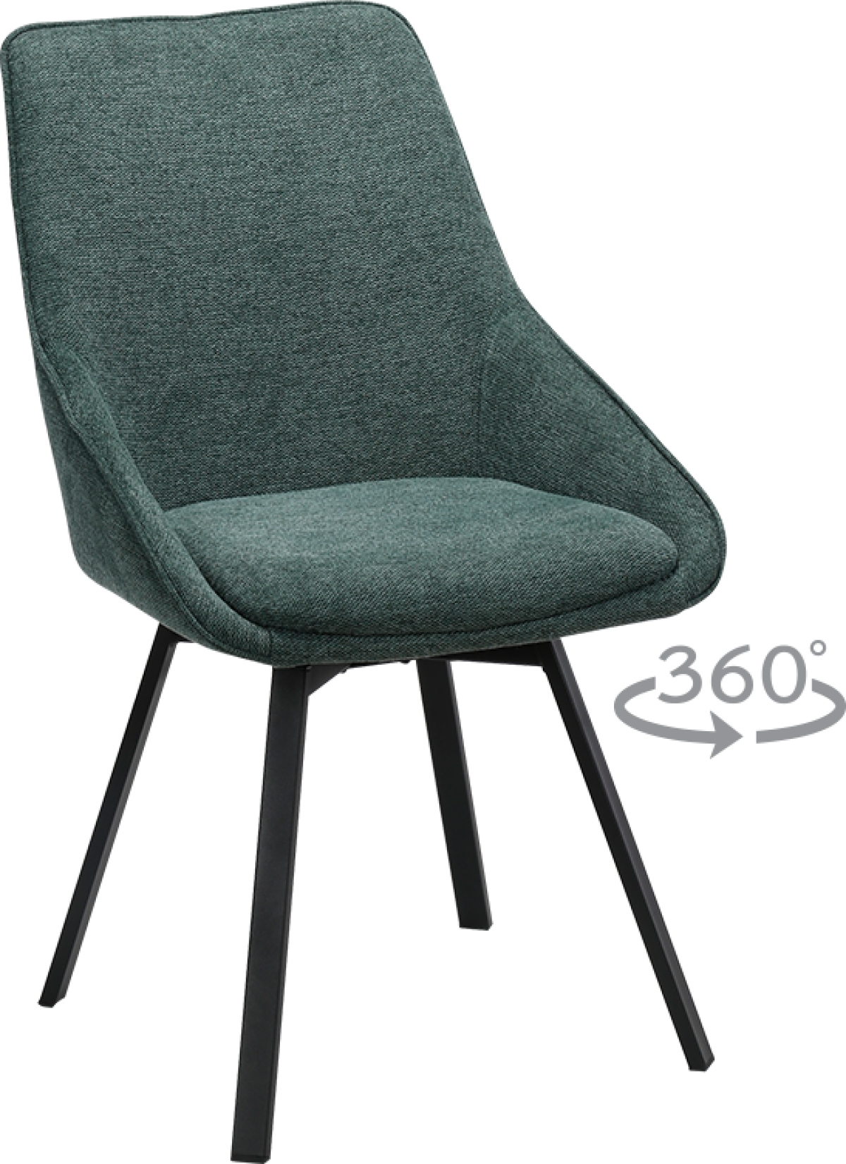 Трапезен стол WIGAN - тревистозелен BF 5на ниска цена с бърза доставка - BestPC.BG