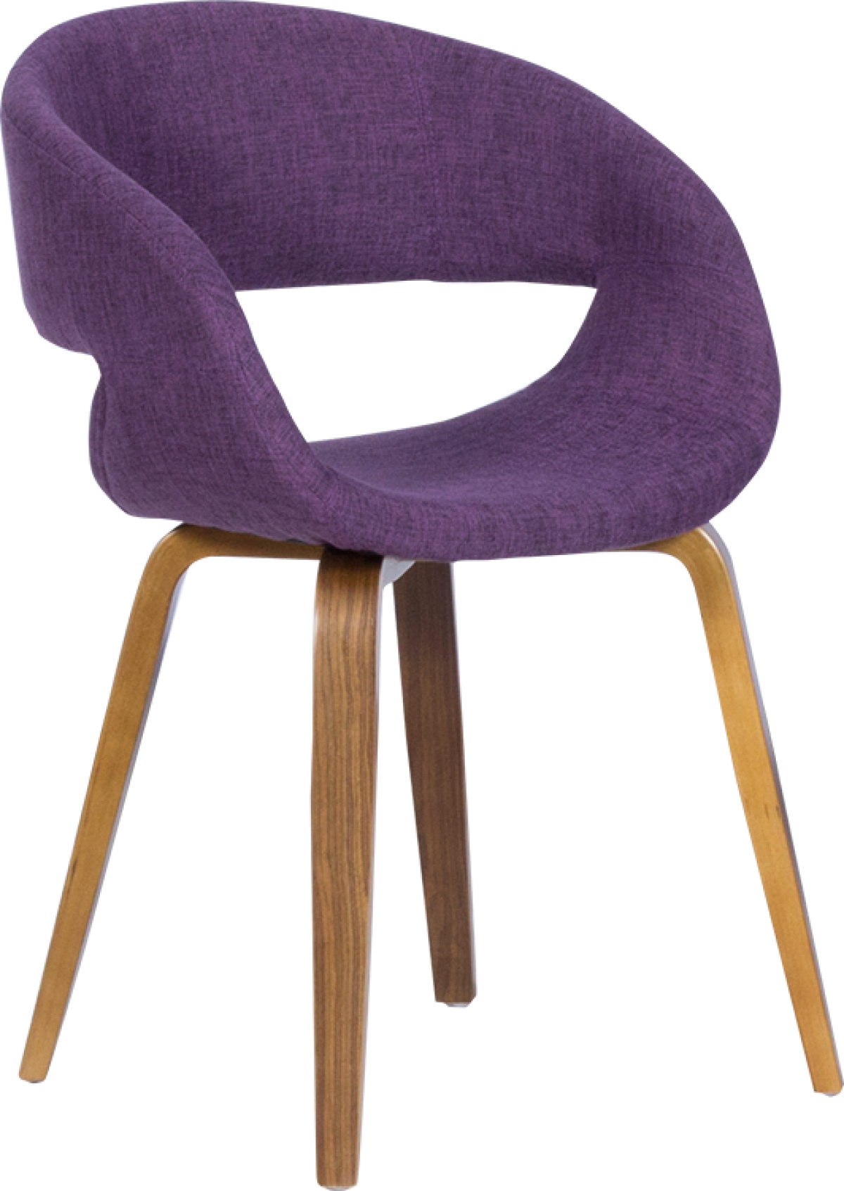 Трапезен стол Carmen 9975 - орех - лилавна ниска цена с бърза доставка - BestPC.BG