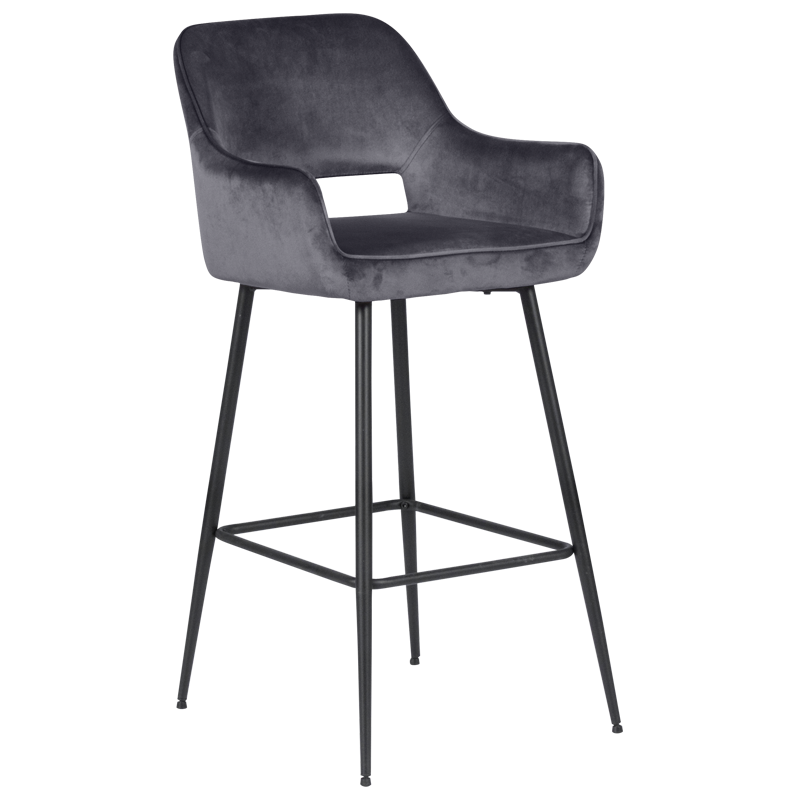 Бар стол TRING - тъмносив BF 2на ниска цена с бърза доставка - BestPC.BG