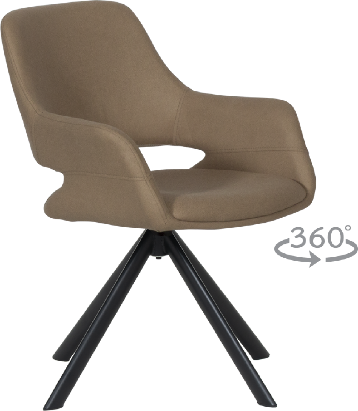 Трапезен стол DEVON - пясъчно SF 1на ниска цена с бърза доставка - BestPC.BG