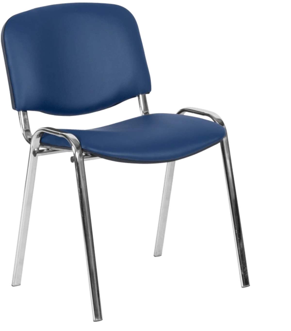 Посетителски стол Carmen 1135-1 LUX - тъмносин Nна ниска цена с бърза доставка - BestPC.BG