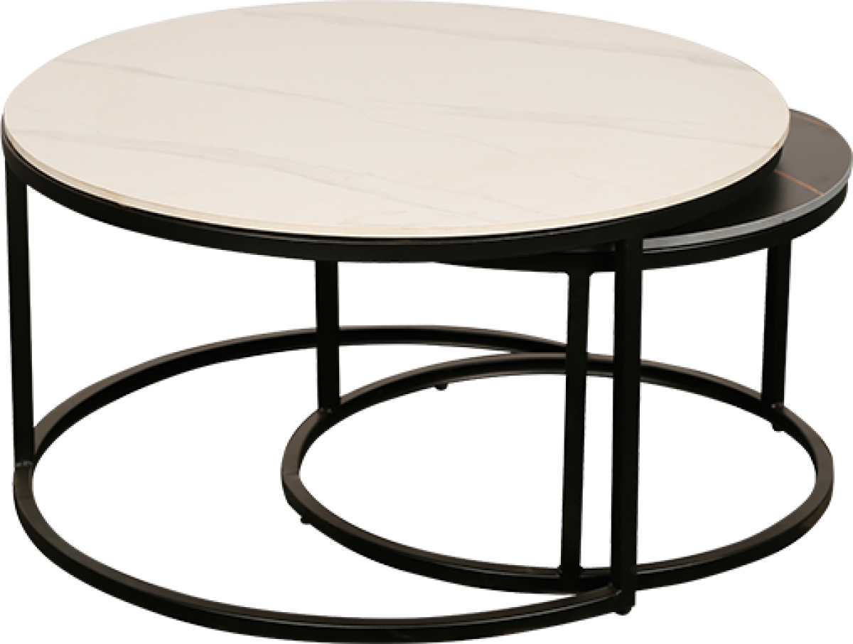 Комплект холни масички FRISKO - черно + бялна ниска цена с бърза доставка - BestPC.BG