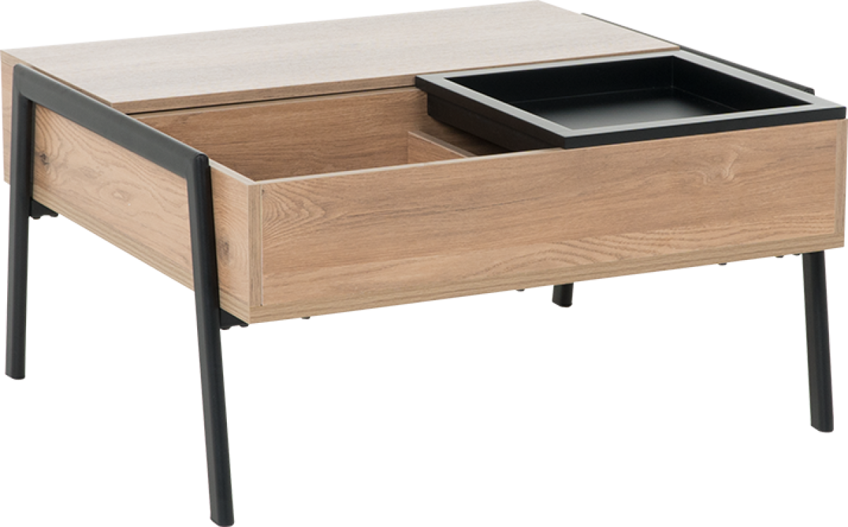 Холна маса с повдигащ механизъм KENT - златен дъбна ниска цена с бърза доставка - BestPC.BG