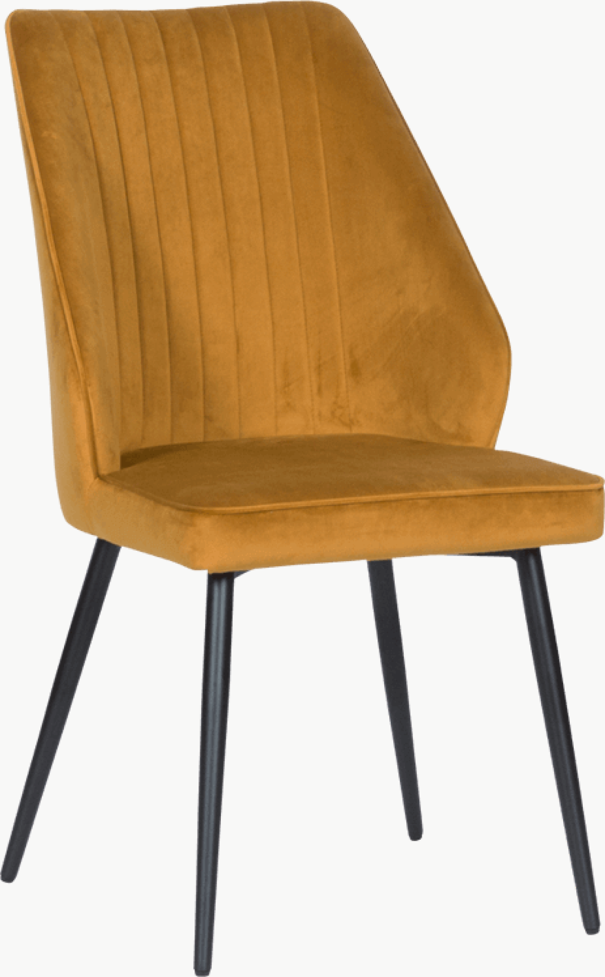 Трапезен стол LAREDO - горчицана ниска цена с бърза доставка - BestPC.BG