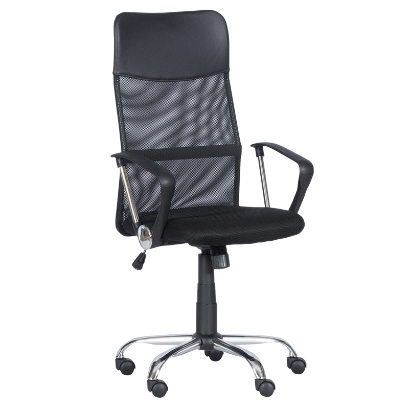 Президентски офис стол Carmen 6083-2 - черенна ниска цена с бърза доставка - BestPC.BG