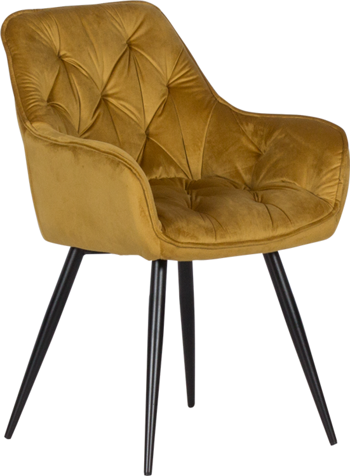 Трапезен стол LATINA - жълтна ниска цена с бърза доставка - BestPC.BG