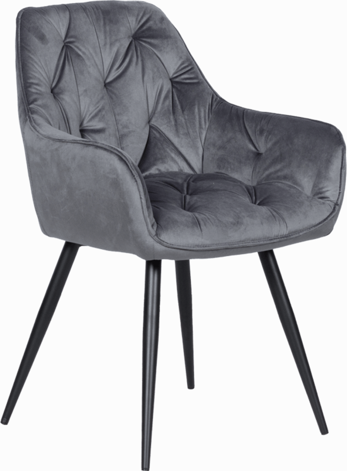 Трапезен стол LATINA - тъмносивна ниска цена с бърза доставка - BestPC.BG