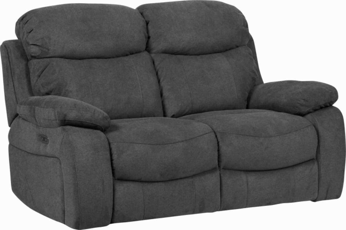Диван - двойка с електрически релакс механизъм SELENA LUX - тъмносив 457на ниска цена с бърза доставка - BestPC.BG