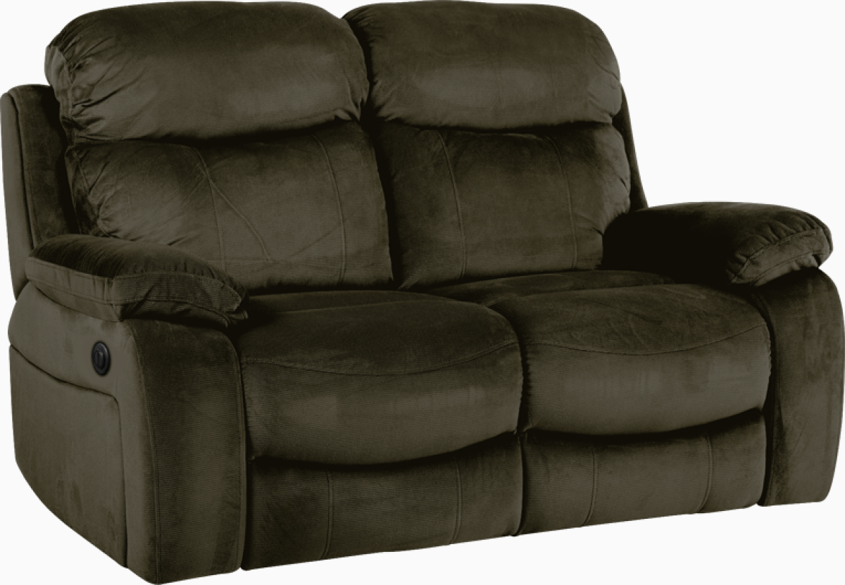 Диван - двойка с електрически релакс механизъм SELENA LUX - трюфел Рна ниска цена с бърза доставка - BestPC.BG