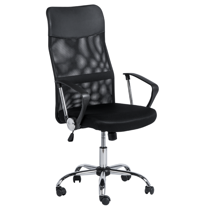 Президентски офис стол Carmen 6590-1 - черенна ниска цена с бърза доставка - BestPC.BG