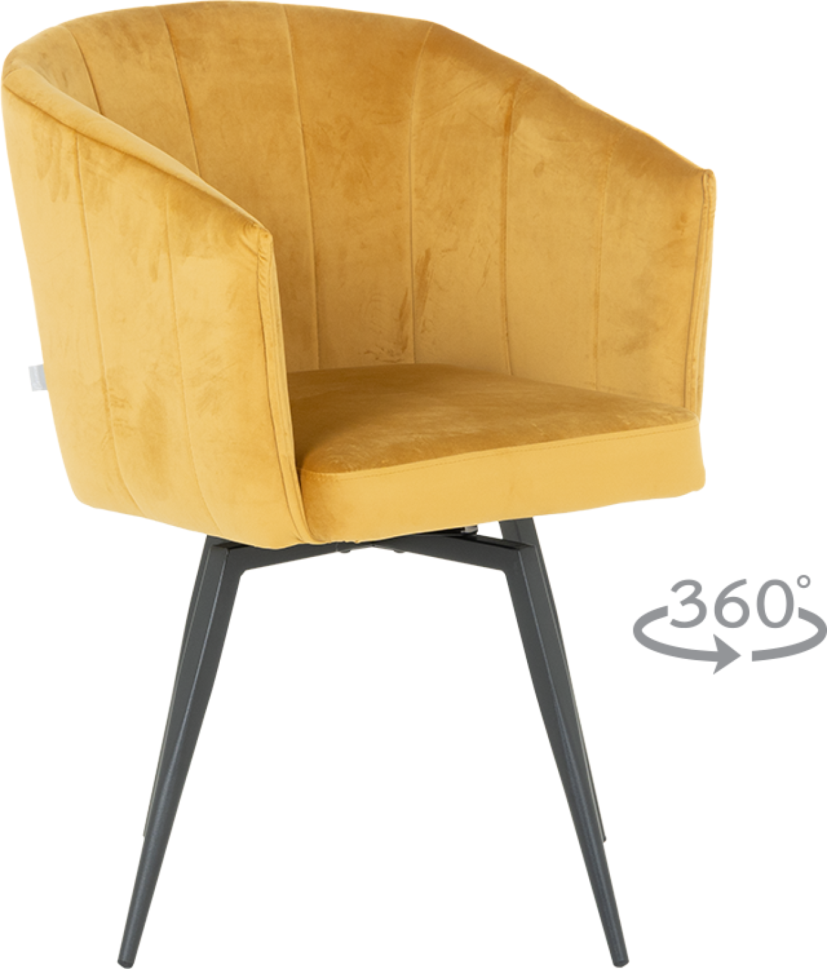 Трапезен стол VENICE - жълтна ниска цена с бърза доставка - BestPC.BG