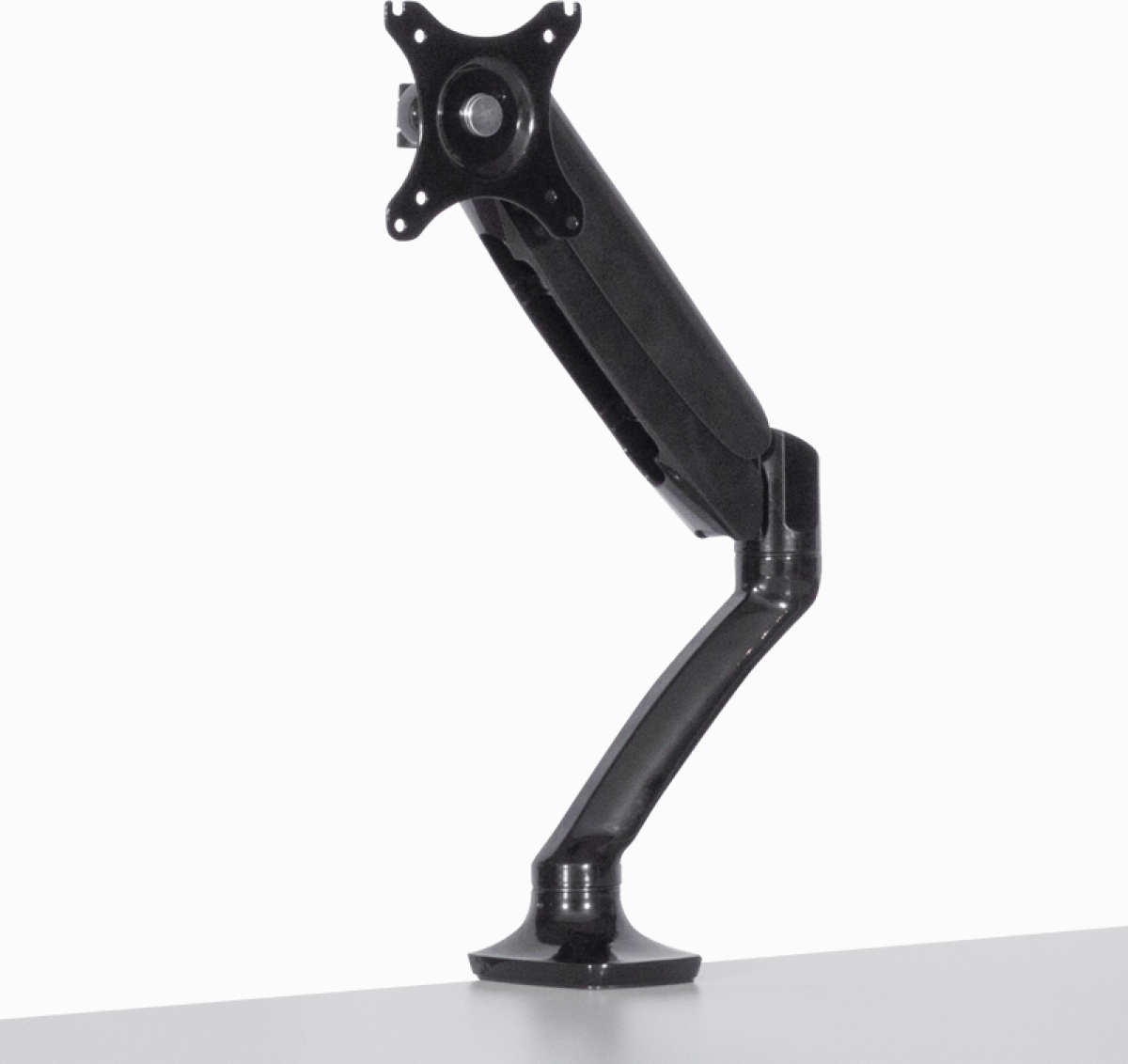 Стойка за монитор с газов амортисьор Carmen CR-502-1 - чернана ниска цена с бърза доставка - BestPC.BG