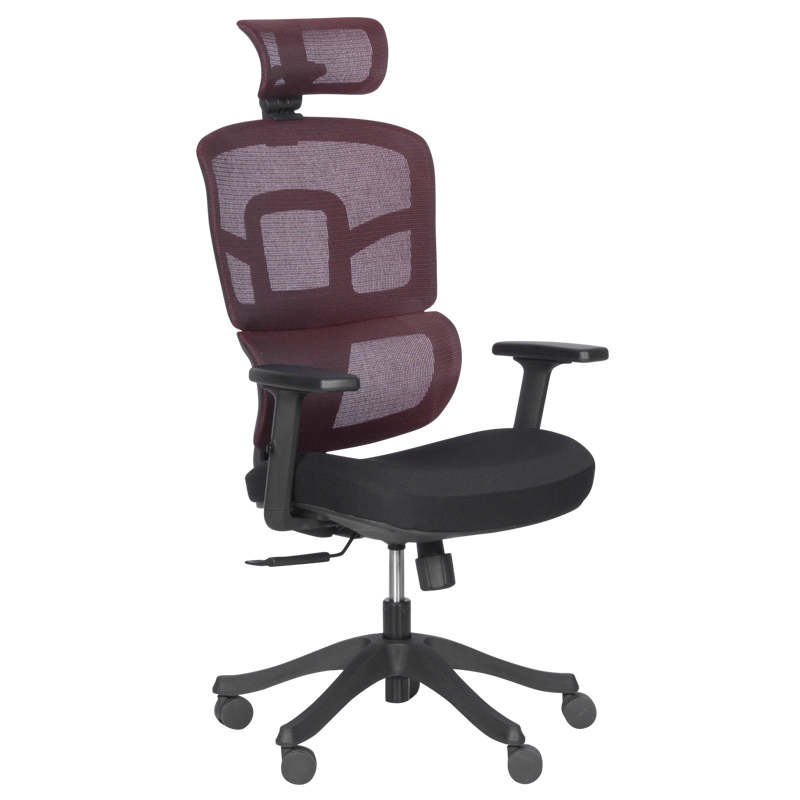 Ергономичен стол Carmen 7582 - червен-черенна ниска цена с бърза доставка - BestPC.BG