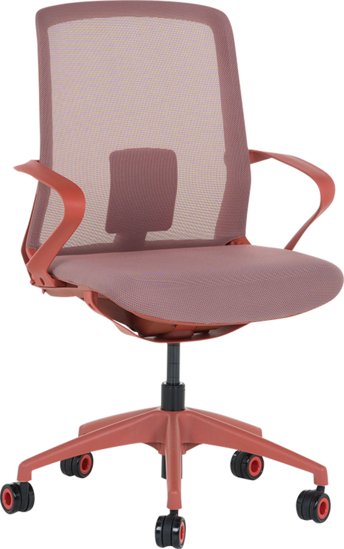 Работен офис стол Carmen 7061 - червенна ниска цена с бърза доставка - BestPC.BG