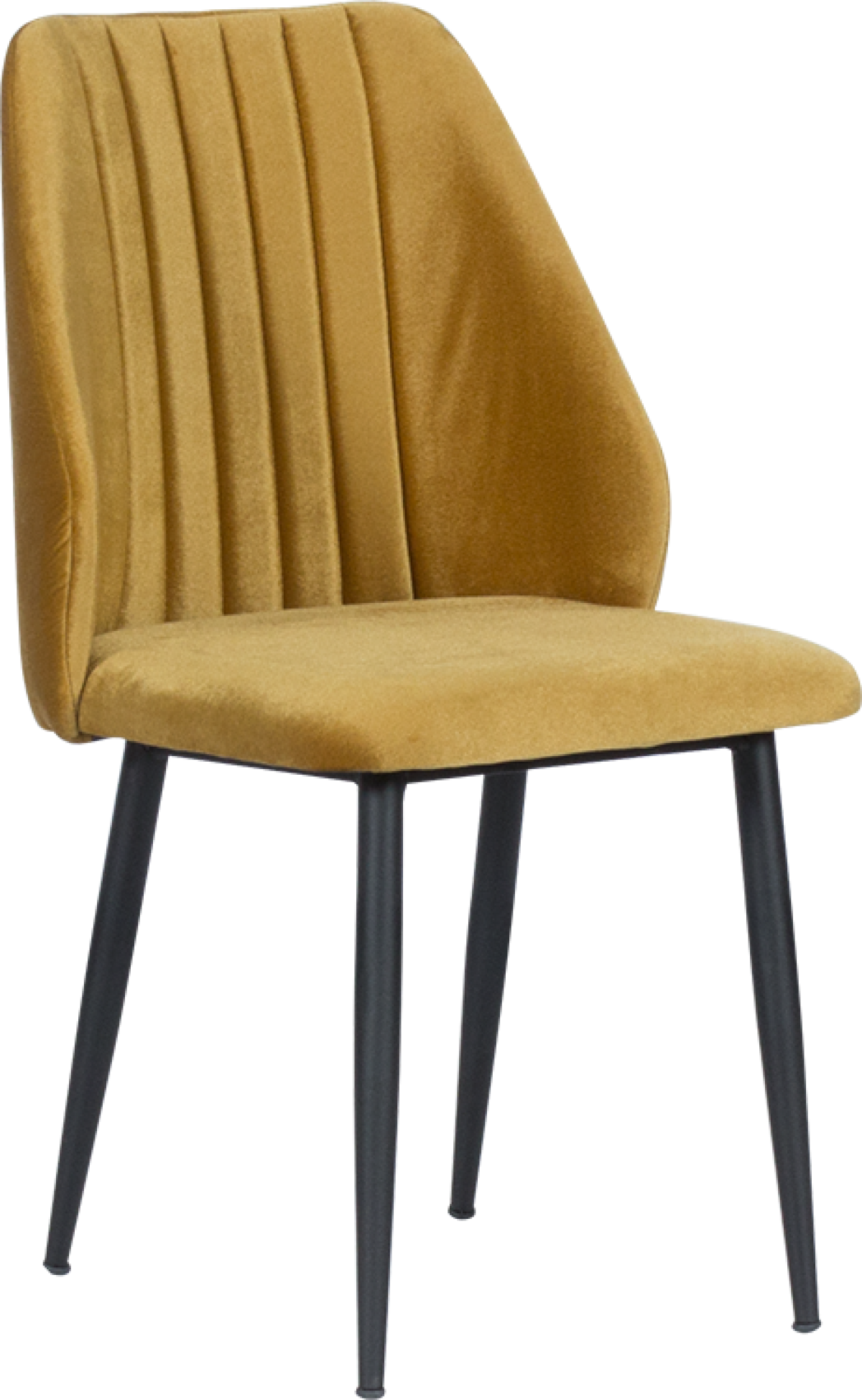 Трапезен стол RIMA  - жълт 11на ниска цена с бърза доставка - BestPC.BG