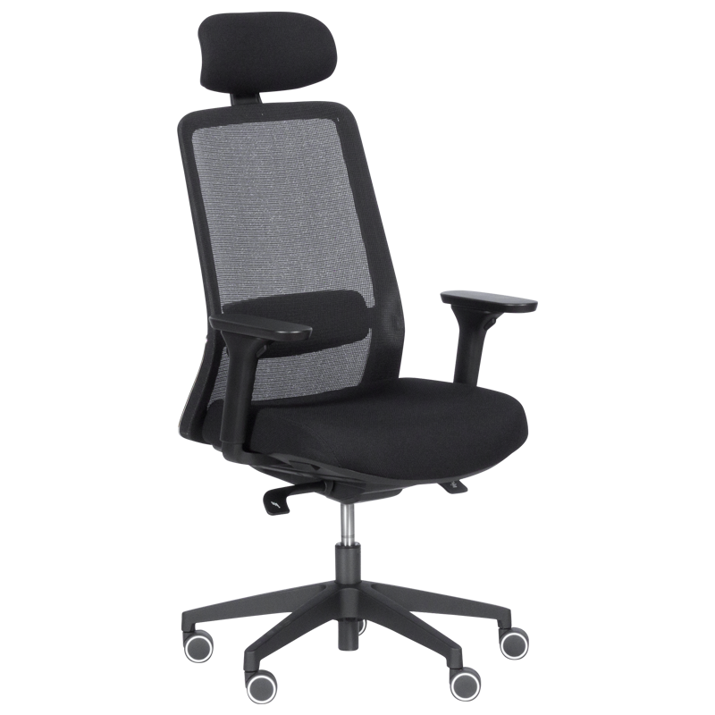 Ергономичен стол Carmen 7584 - черенна ниска цена с бърза доставка - BestPC.BG