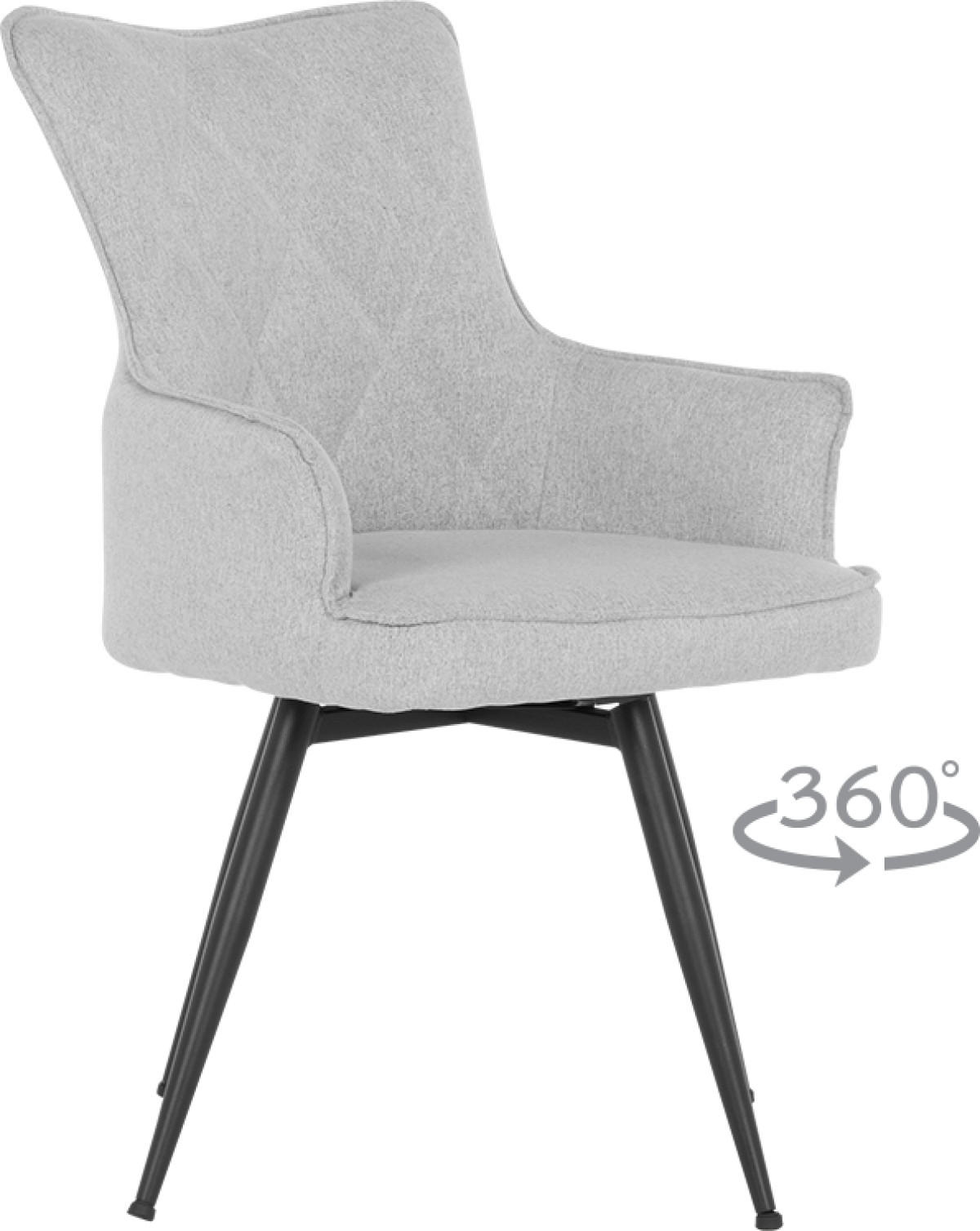 Трапезен стол PISA - сивна ниска цена с бърза доставка - BestPC.BG