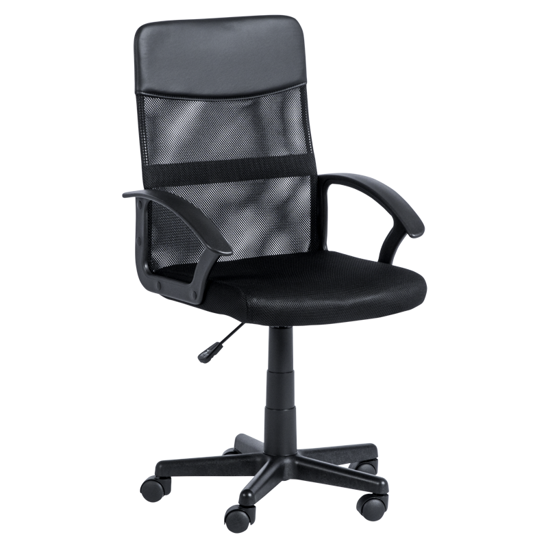 Работен офис стол Carmen 7035 М - черенна ниска цена с бърза доставка - BestPC.BG