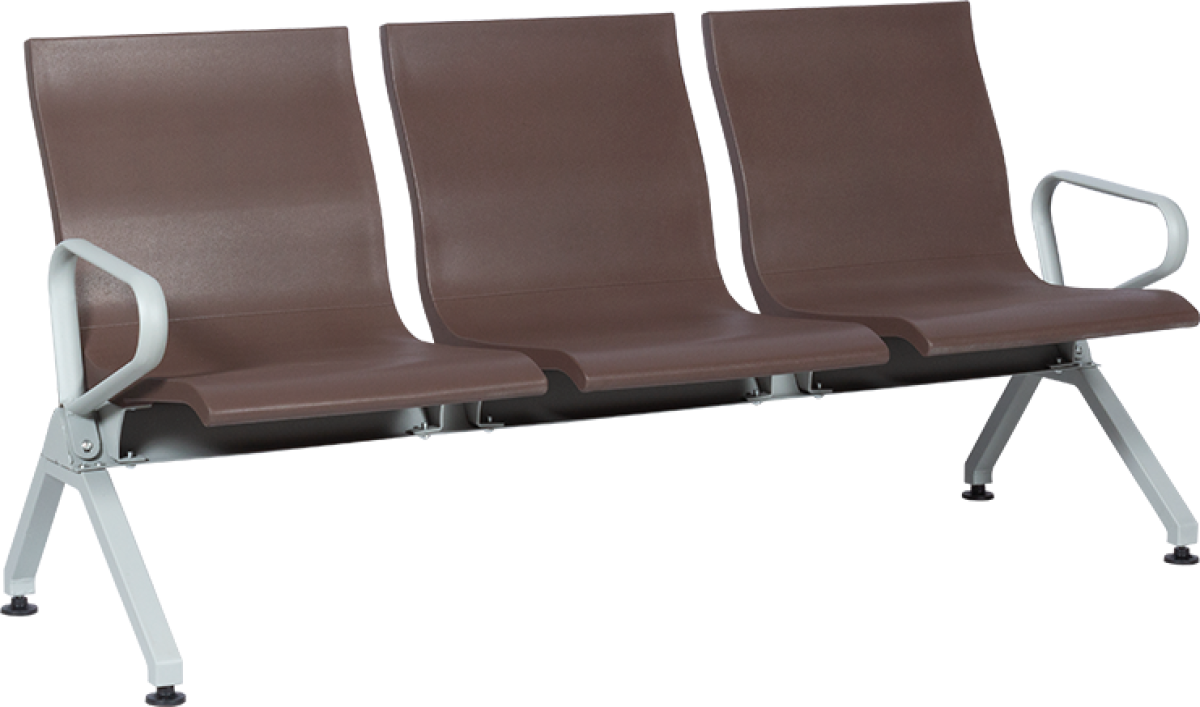 Офис стол Посетителска пейка с 3 места Carmen CR-1037-3 - кафена ниска цена с бърза доставка - BestPC.BG