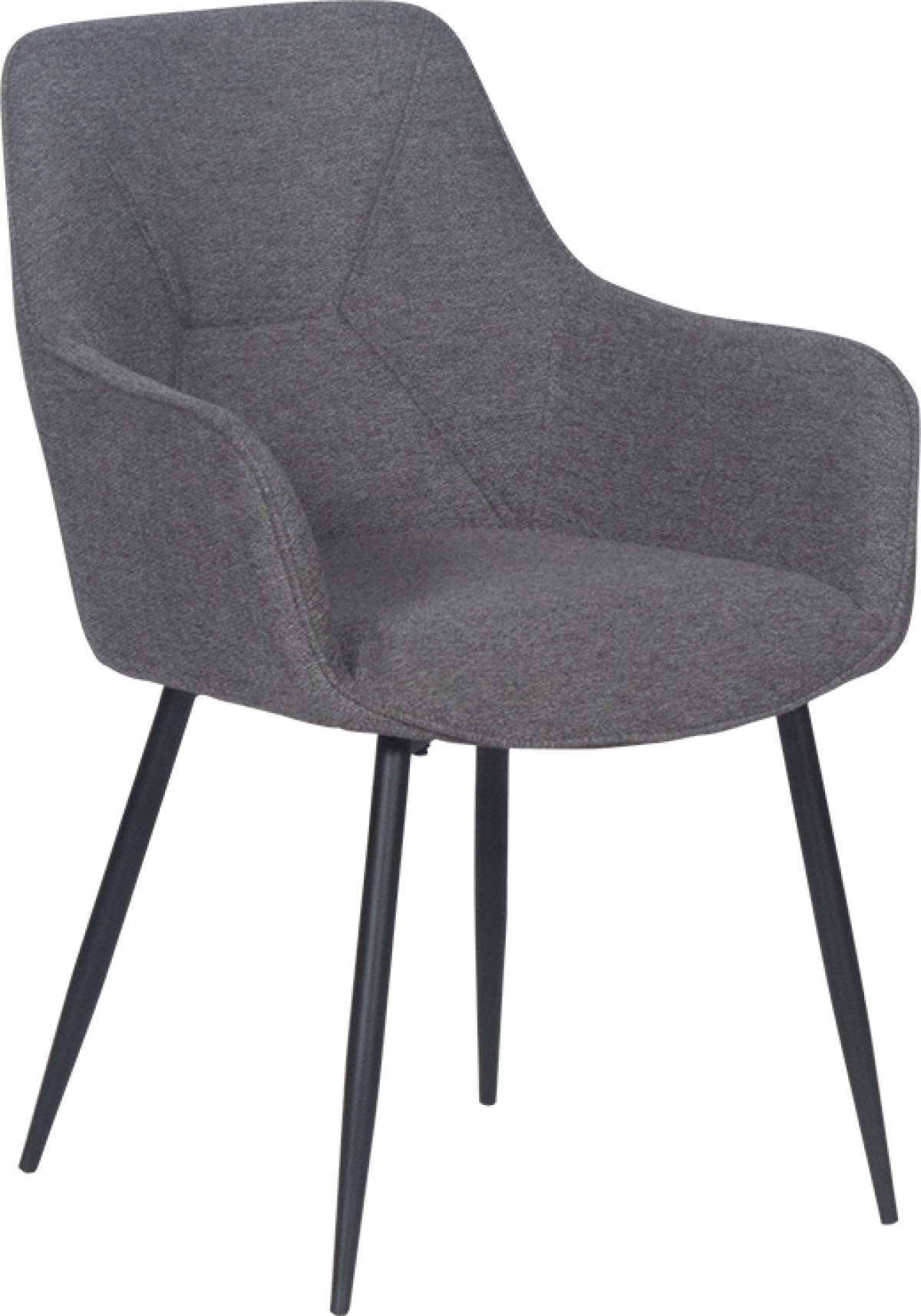 Трапезен стол BARNET - тъмносив CMна ниска цена с бърза доставка - BestPC.BG