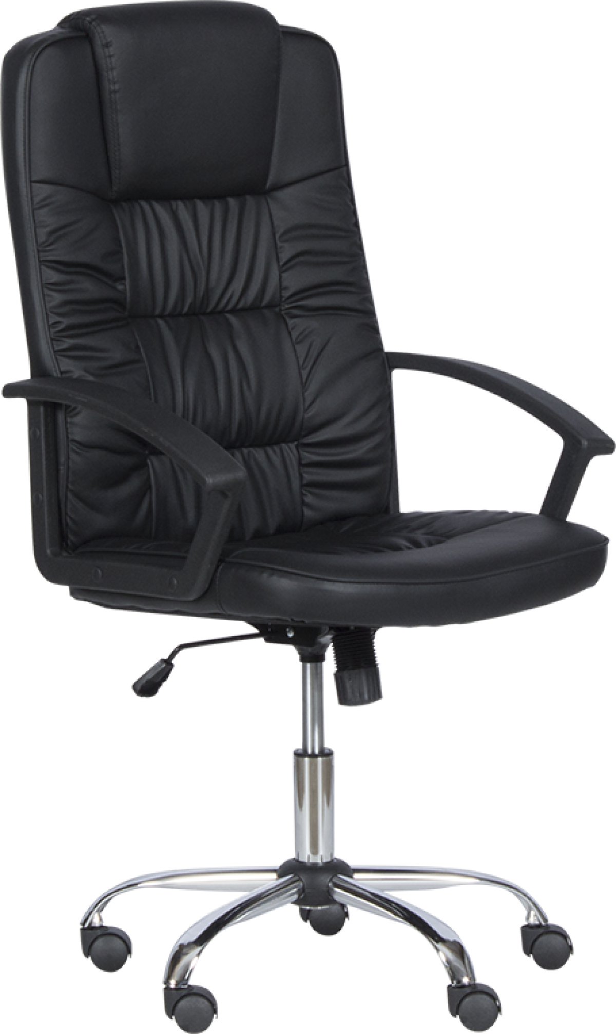 Президентски офис стол Carmen 6681-2 - черенна ниска цена с бърза доставка - BestPC.BG