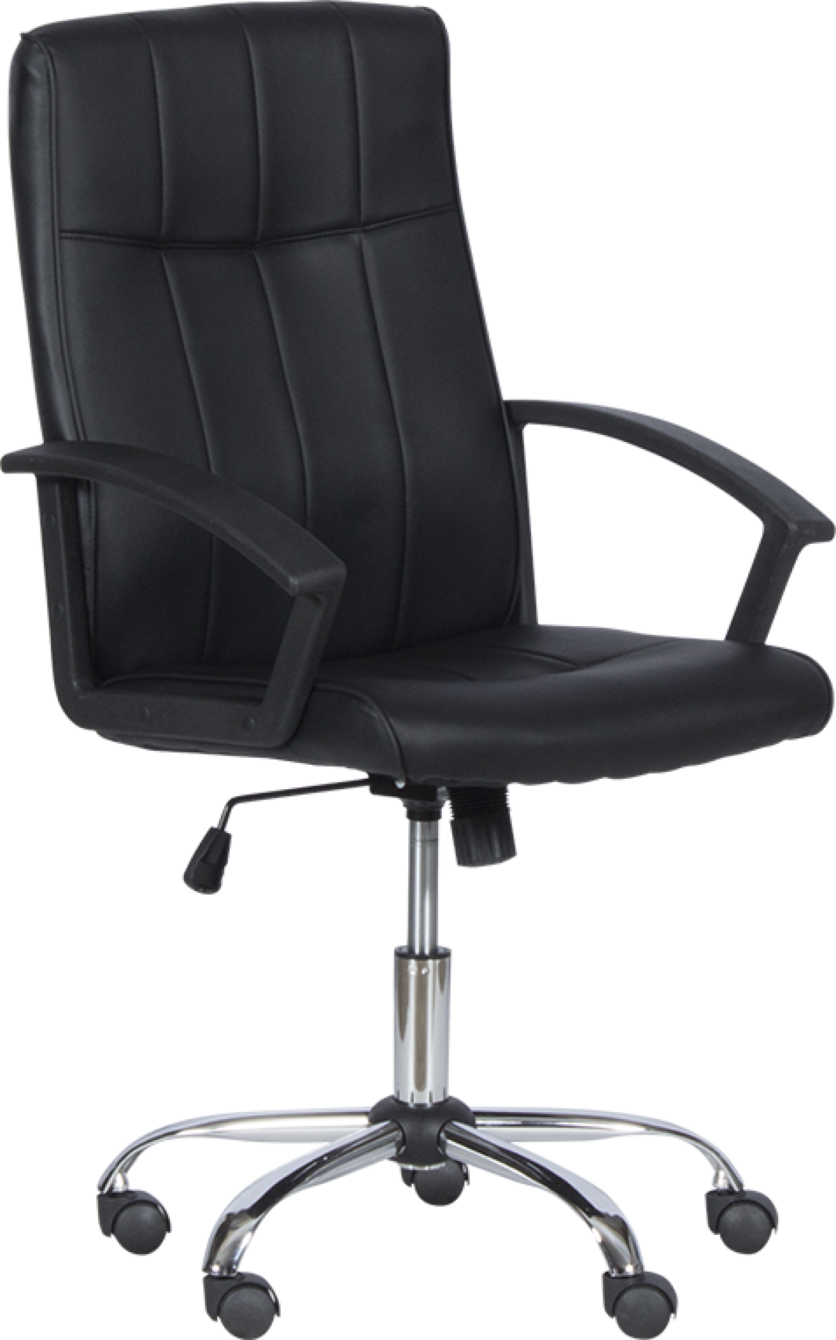 Президентски офис стол Carmen 6077-1 - черенна ниска цена с бърза доставка - BestPC.BG