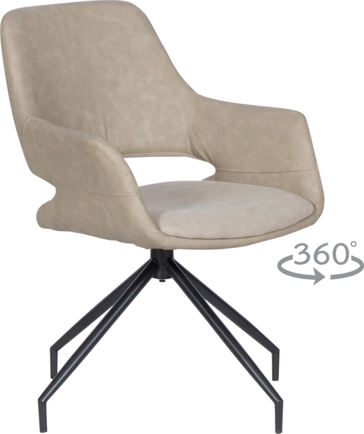 Трапезен стол TOTNES -1 - бежов SF 1на ниска цена с бърза доставка - BestPC.BG