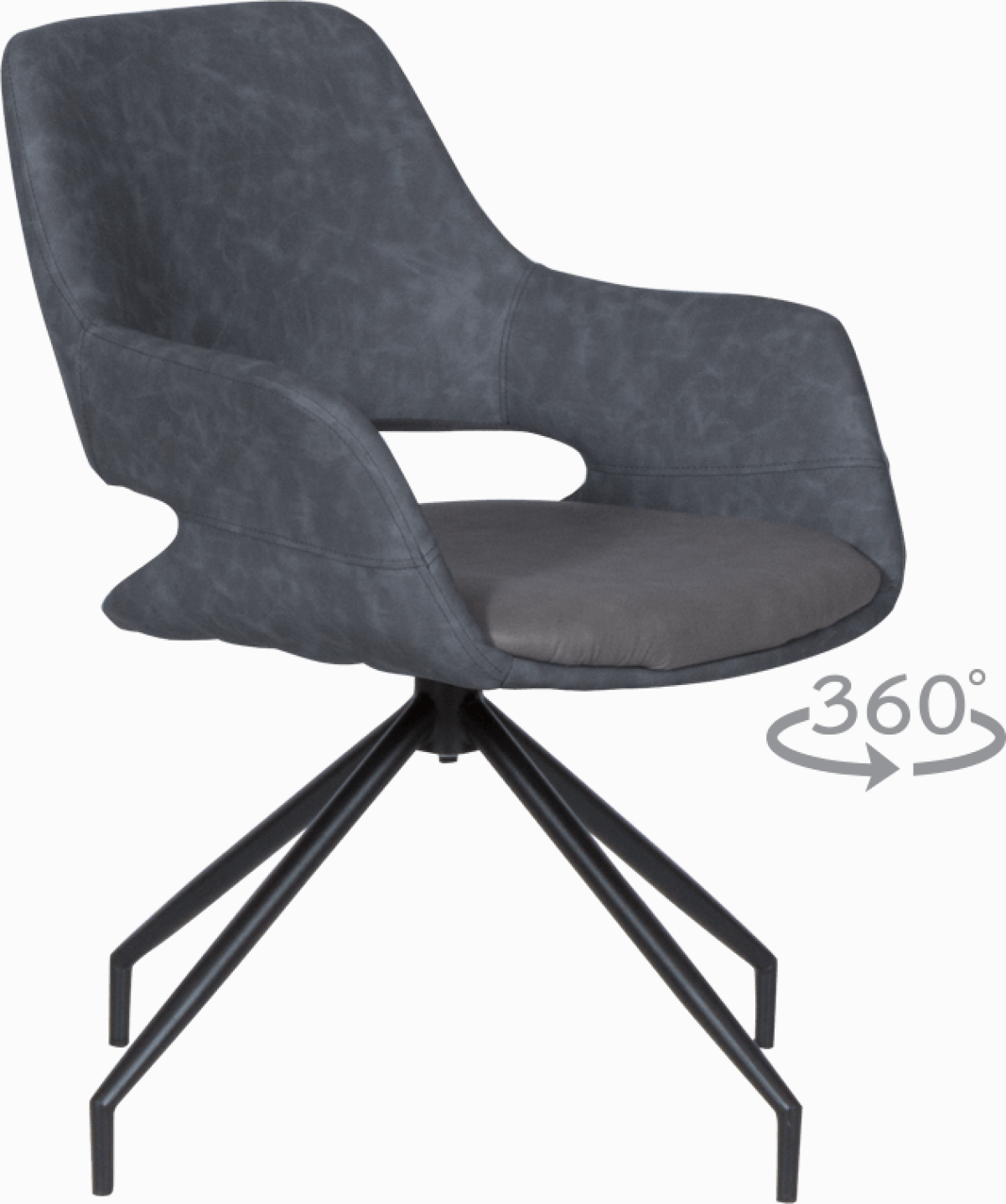 Трапезен стол TOTNES -1 - сив SF 2на ниска цена с бърза доставка - BestPC.BG