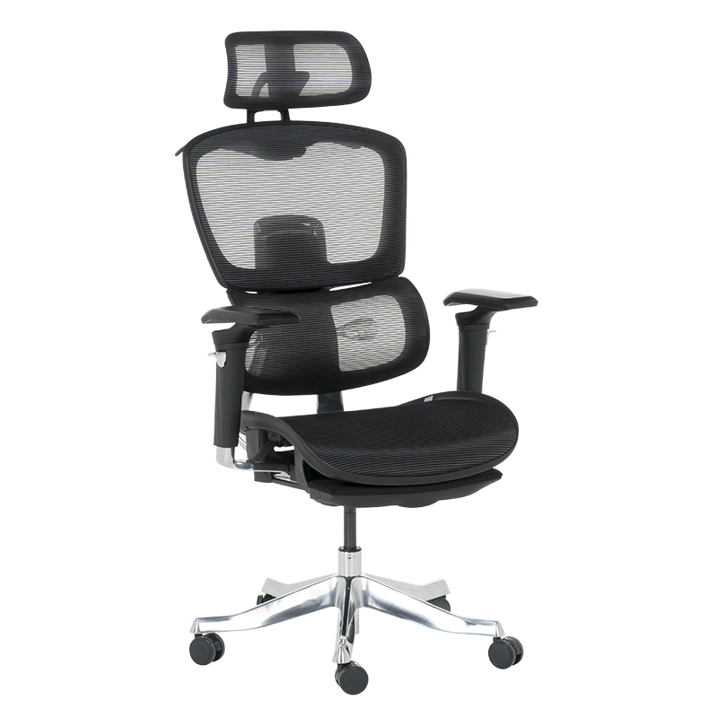 Ергономичен стол HAM - черенна ниска цена с бърза доставка - BestPC.BG