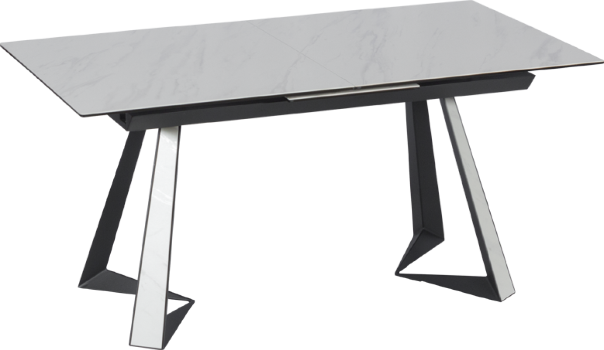 Разтегателна трапезна маса ADAM L - бялана ниска цена с бърза доставка - BestPC.BG