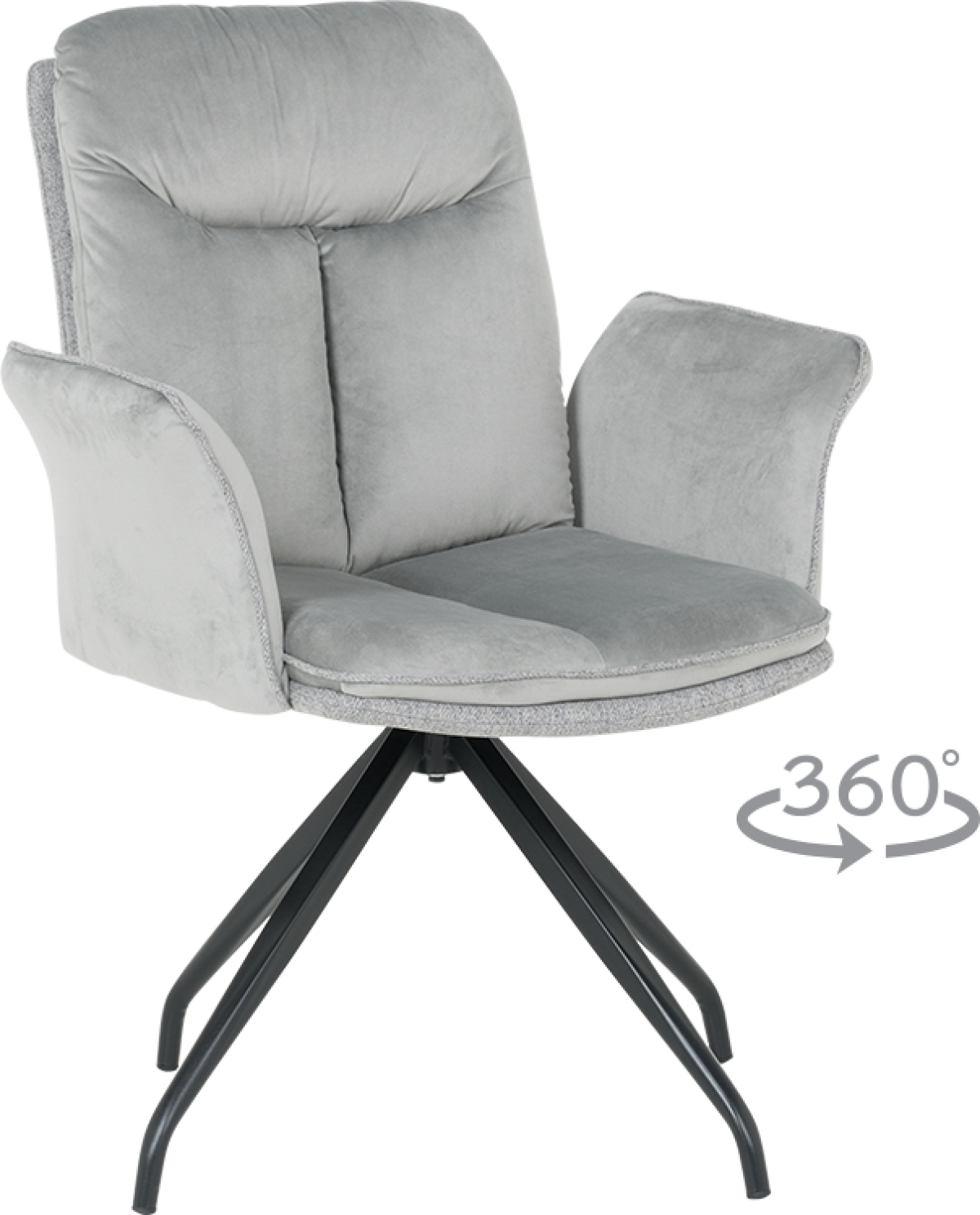 Трапезен стол MARLOW - бледо сив BF 2на ниска цена с бърза доставка - BestPC.BG