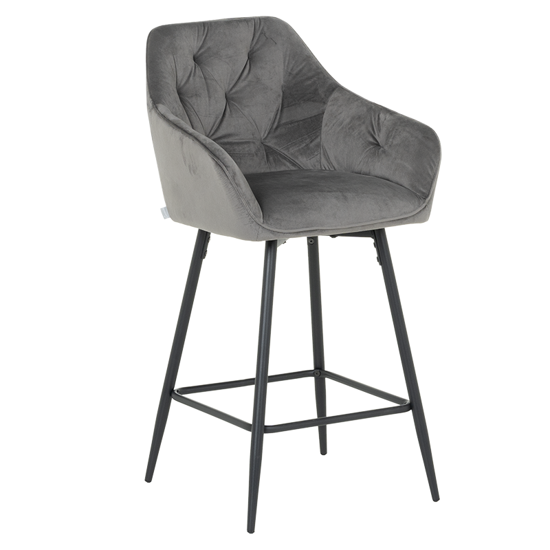 Бар стол LAZIO - сивна ниска цена с бърза доставка - BestPC.BG