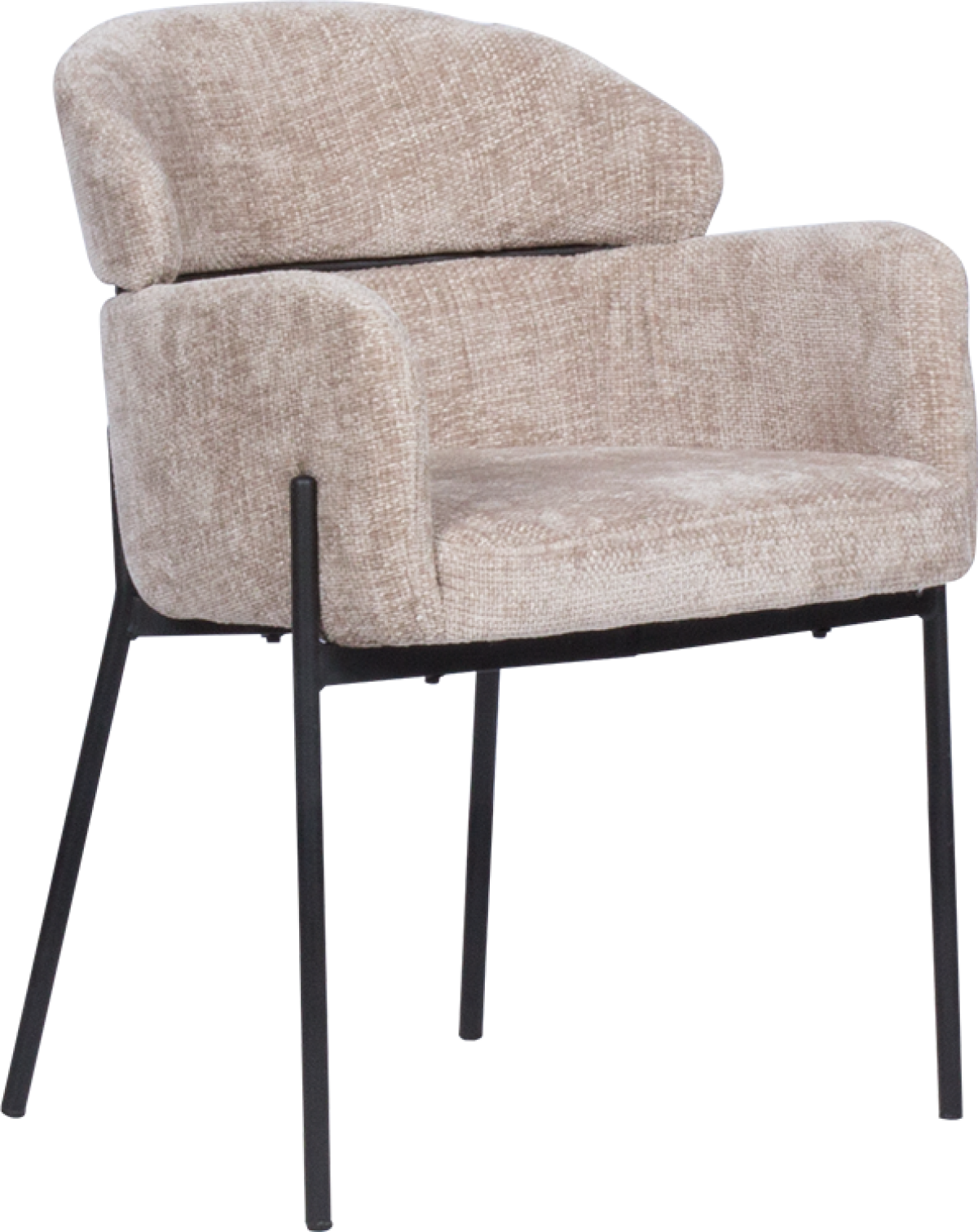 Трапезен стол CROTONE - светлобежовна ниска цена с бърза доставка - BestPC.BG