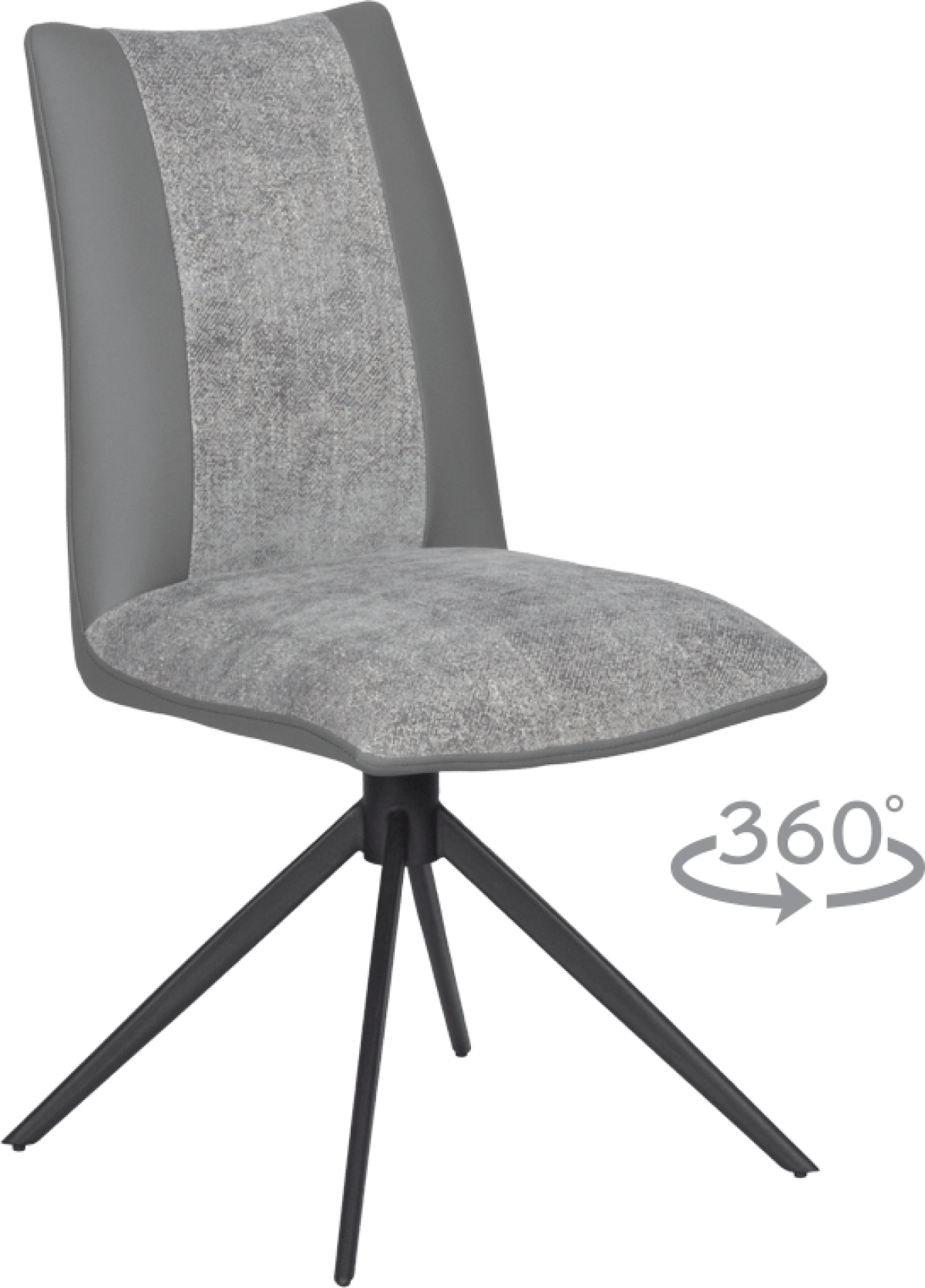 Трапезен стол TULSA - тъмносивна ниска цена с бърза доставка - BestPC.BG