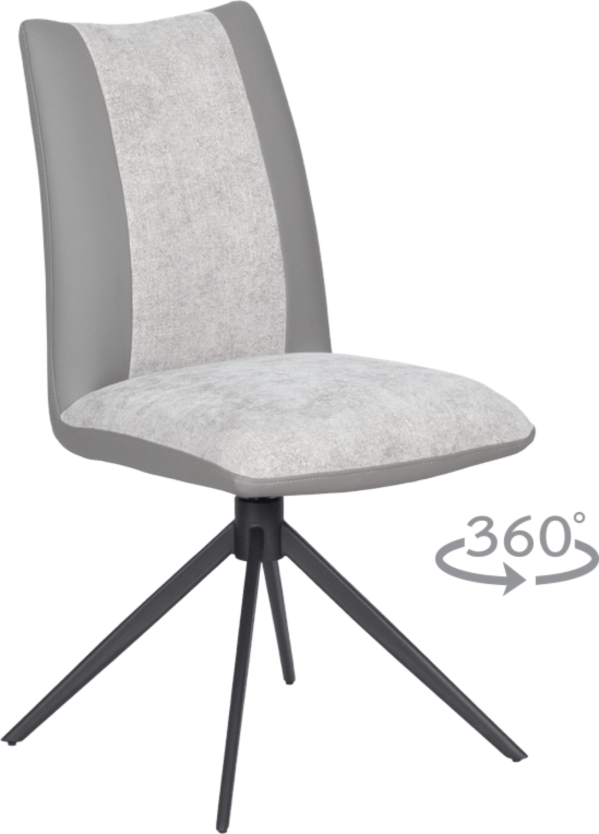 Трапезен стол TULSA - светлосивна ниска цена с бърза доставка - BestPC.BG