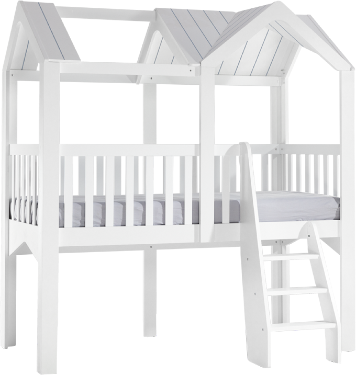 Детско легло къща MIAMI 90 x 200 - бялона ниска цена с бърза доставка - BestPC.BG