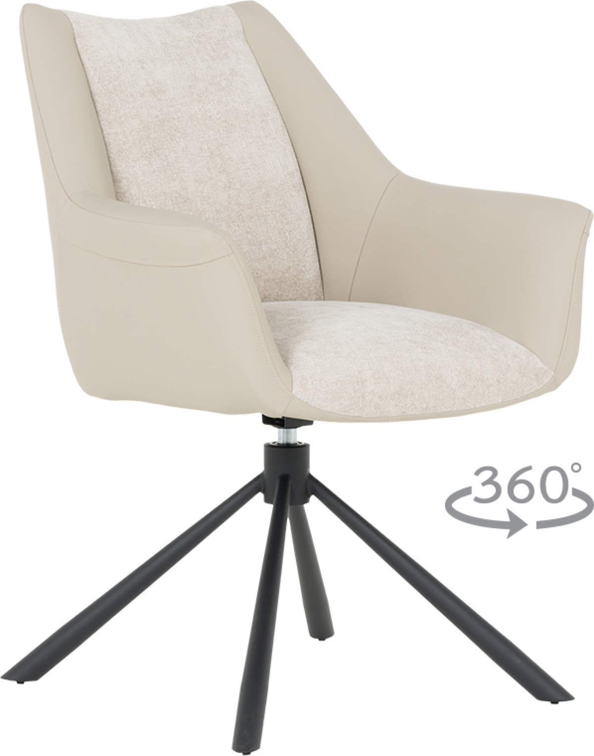 Трапезен стол TEMPE - шампанскона ниска цена с бърза доставка - BestPC.BG