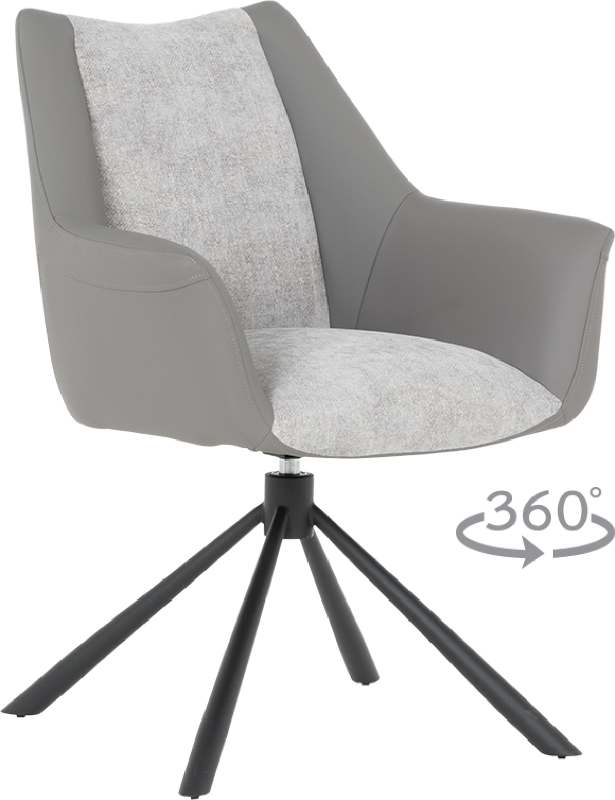 Трапезен стол TEMPE - светлосивна ниска цена с бърза доставка - BestPC.BG