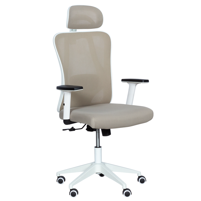 Ергономичен стол Carmen 7588 - бежовна ниска цена с бърза доставка - BestPC.BG