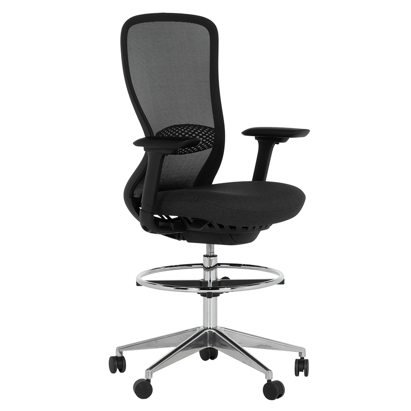 Работен офис стол BERN - черенна ниска цена с бърза доставка - BestPC.BG