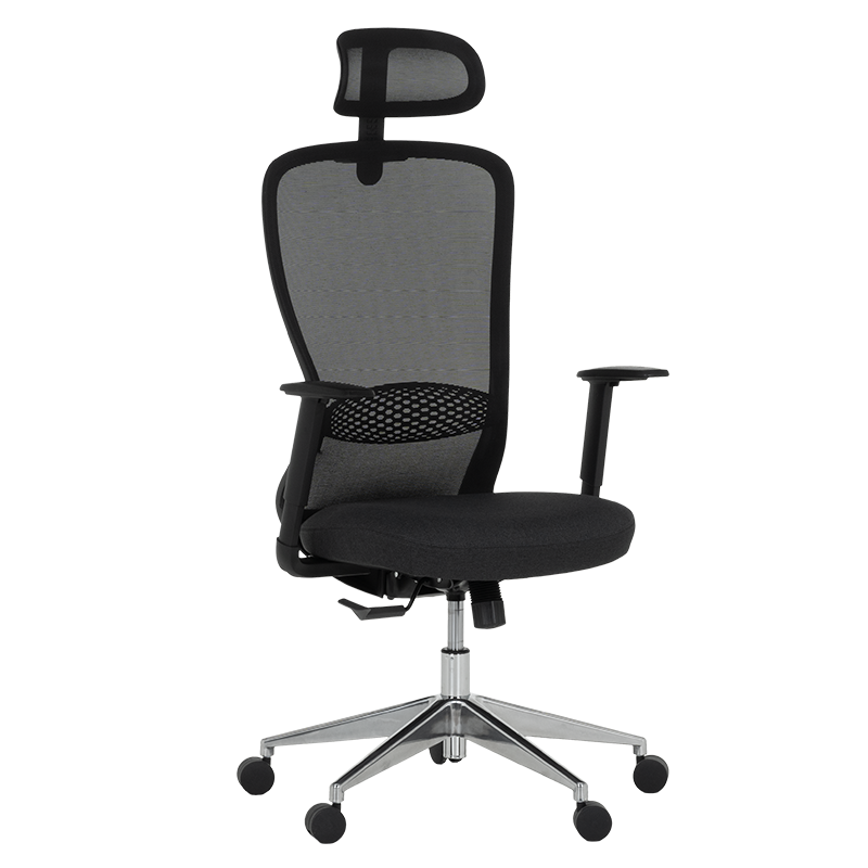 Ергономичен стол NIDAU - черенна ниска цена с бърза доставка - BestPC.BG