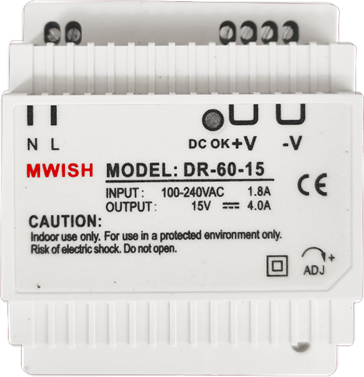 Захранване NIPPON PS-15 - 15V/4A за DIN - шинана ниска цена с бърза доставка - BestPC.BG