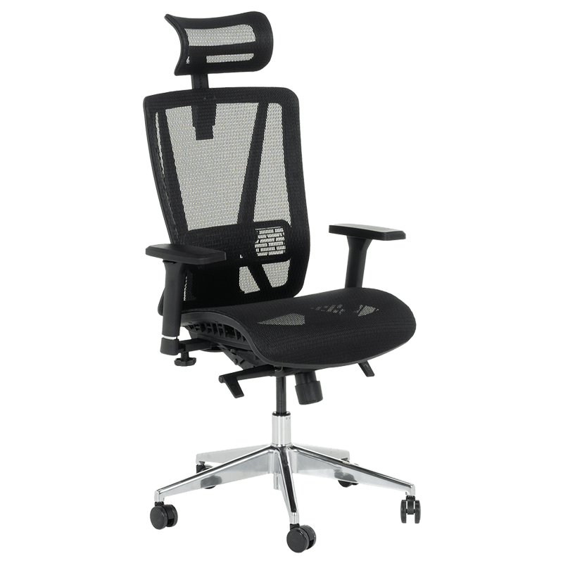 Ергономичен стол PALMAS  - черенна ниска цена с бърза доставка - BestPC.BG