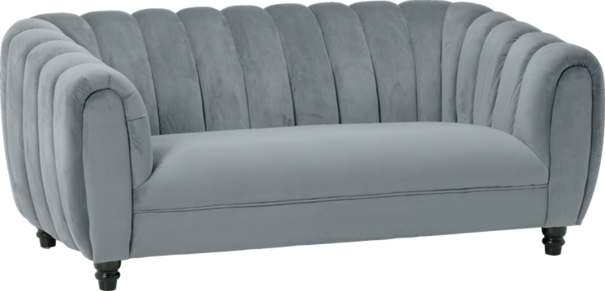 Двуместно канапе KORI - сив Vна ниска цена с бърза доставка - BestPC.BG