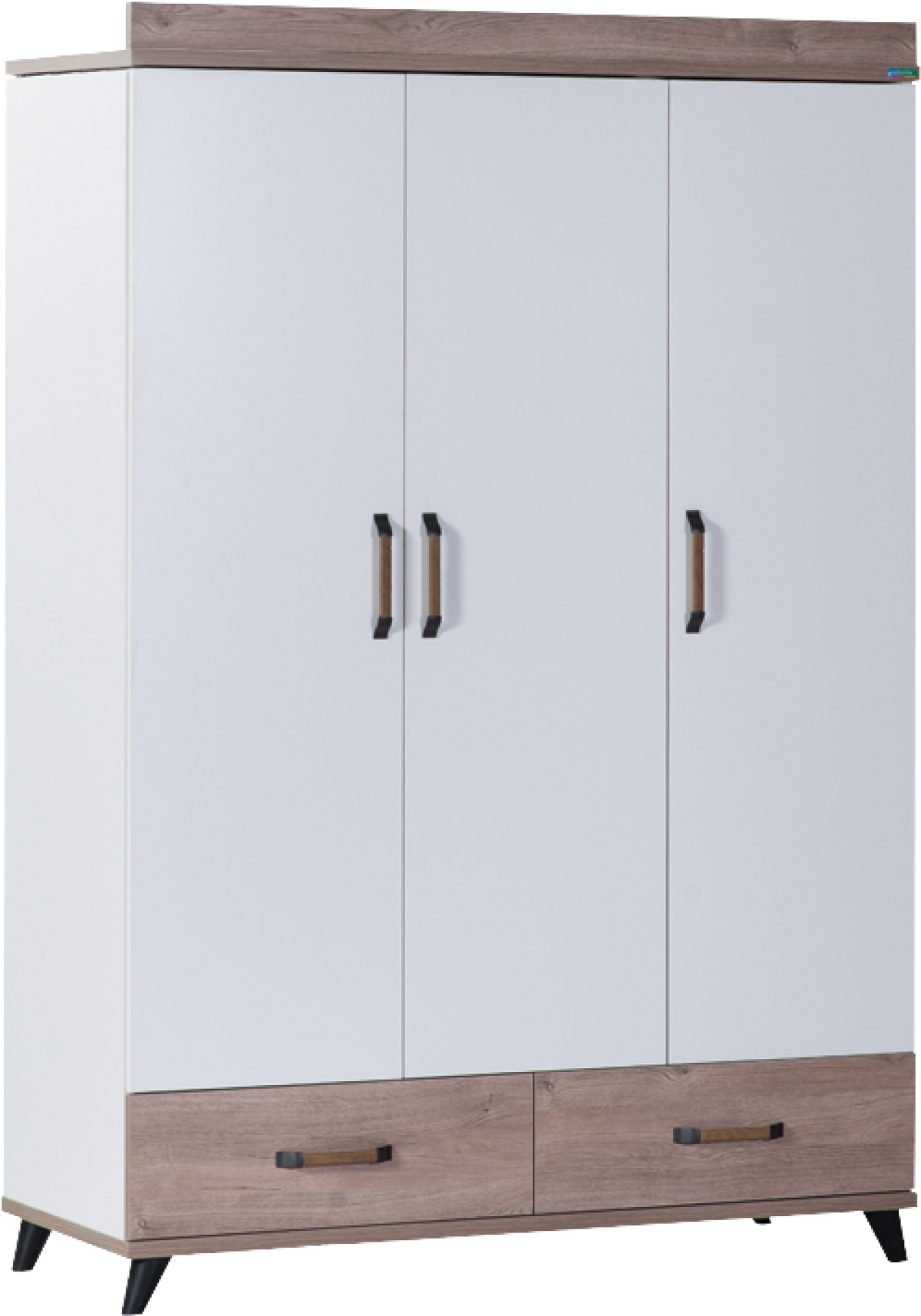 Трикрилен гардероб NATURAна ниска цена с бърза доставка - BestPC.BG