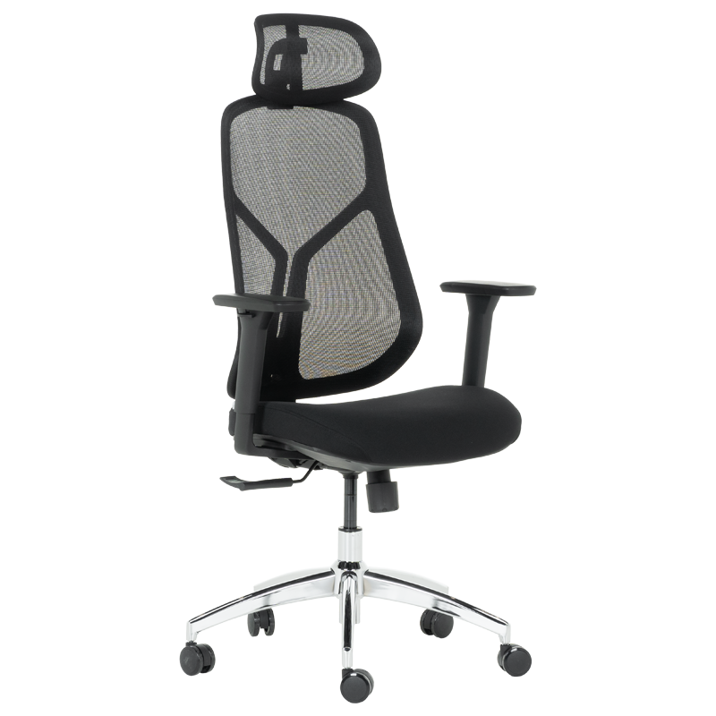 Ергономичен стол Carmen 7901 - черенна ниска цена с бърза доставка - BestPC.BG