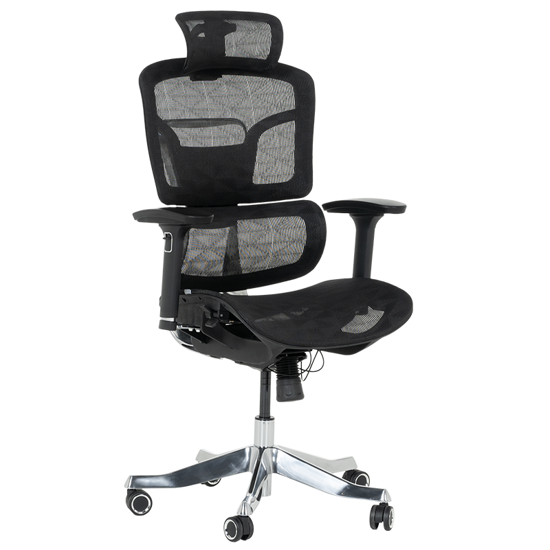 Ергономичен стол Carmen 7902 - черенна ниска цена с бърза доставка - BestPC.BG