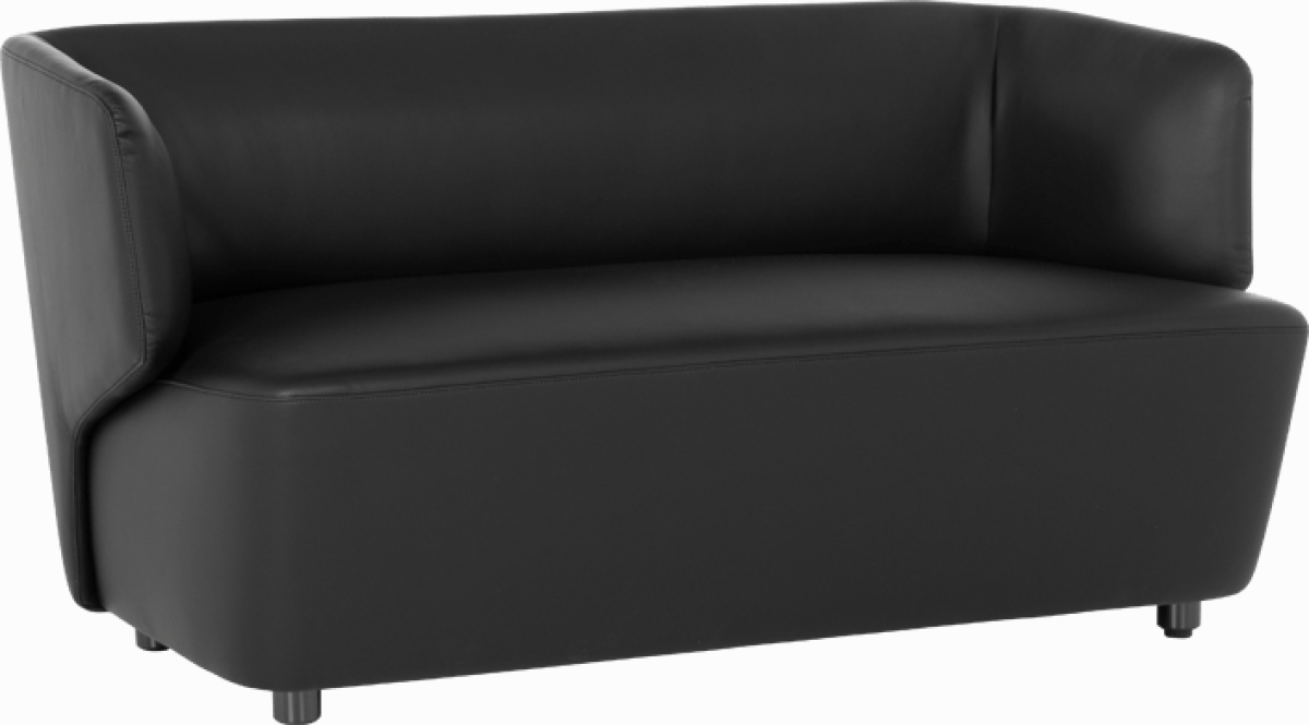 Диван - двойка TUNE - черенна ниска цена с бърза доставка - BestPC.BG