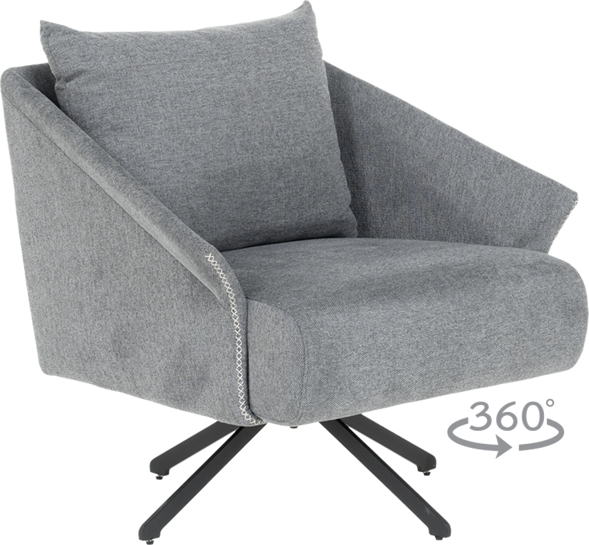 Кресло FERGUS - сиво BF 5на ниска цена с бърза доставка - BestPC.BG